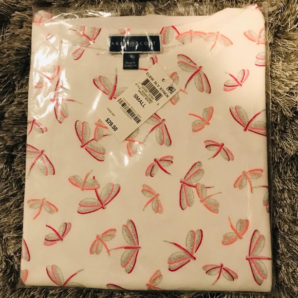 Karen Scott Dragonfly Top - Small (NWT) - Picture 3 of 3